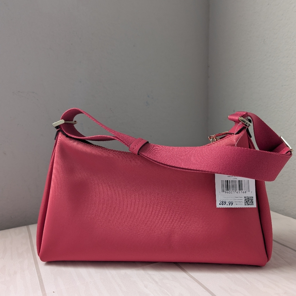 NWT Kate Spade KL967 Carter Nylon Small Shoulder Bag In Rose Oil - Picture 3 of 4